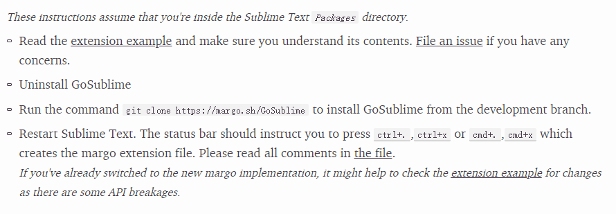 go语言开发环境配置(sublime text3+gosublime)