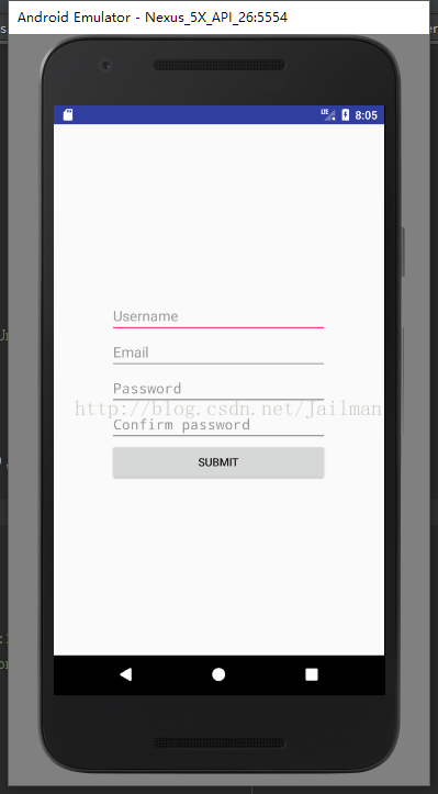Android实现注册登录界面的实例代码