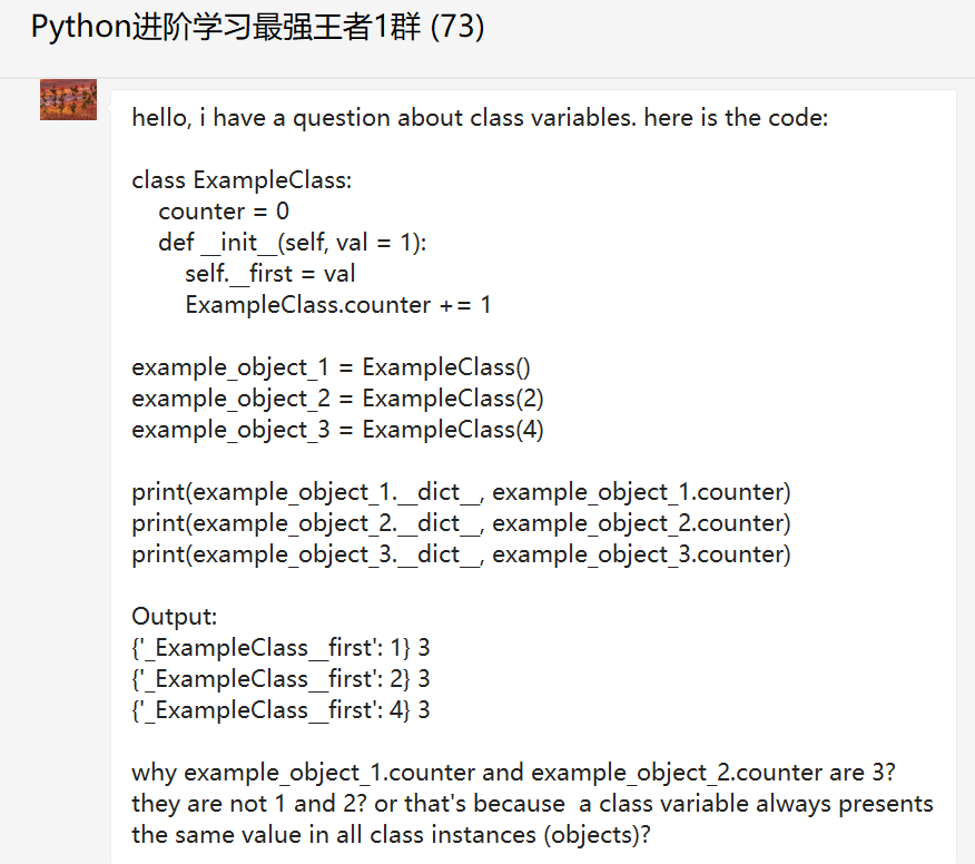 Python类变量和实例变量，傻傻分不清楚