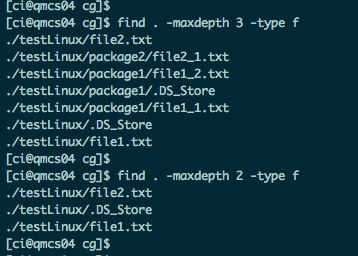 Linux 命令find之查找文件的示例