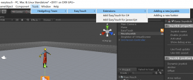 Unity3D控件Easytouch控制主角移动