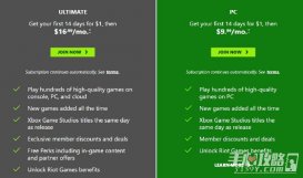 Xbox Game Pass新人1美元优惠时长由一个月调整为14天