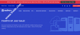 DediPath：美国服务器促销，可选纽约/西雅图/丹佛，月付35美元起，全场VPS优惠，多机房可选，年付$12起