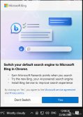 微软推送 Windows 广告：恳求 Chrome 用户将 Bing 设置为默认搜索引擎