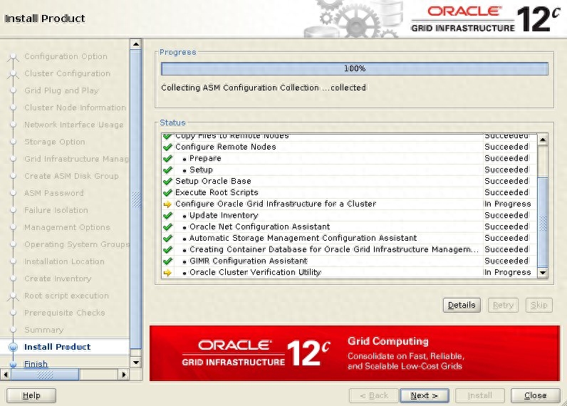 Oracle 12c Release 2 RAC 安装 Oracle Linux 7