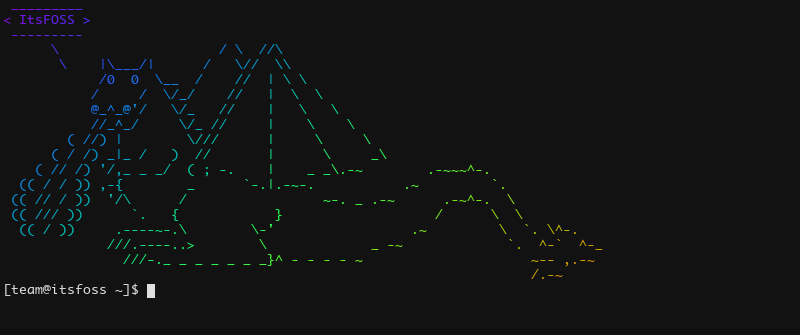 十个在 Linux 终端中生成有趣的 ASCII 字符画的工具