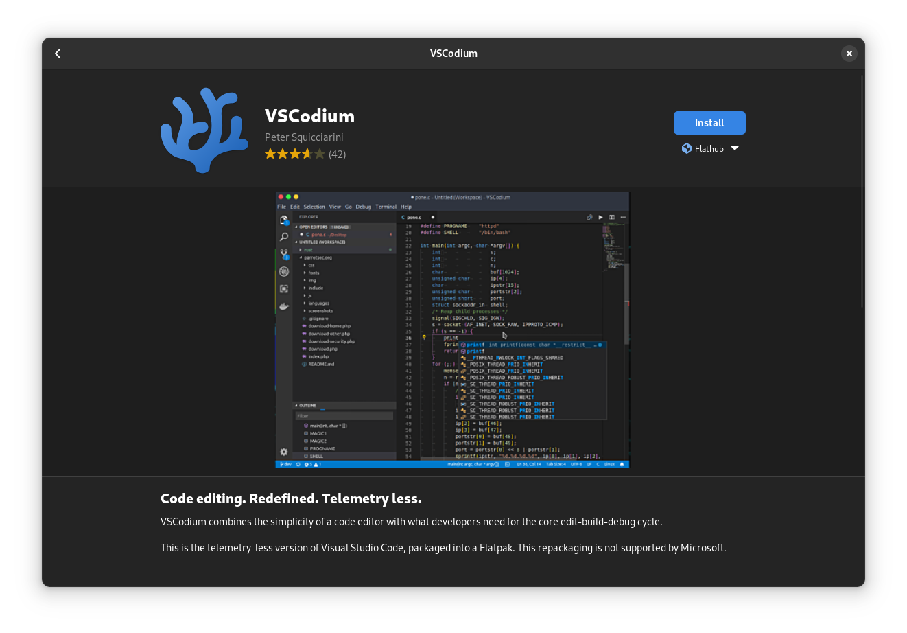 如何在 Fedora 上安装 VSCodium