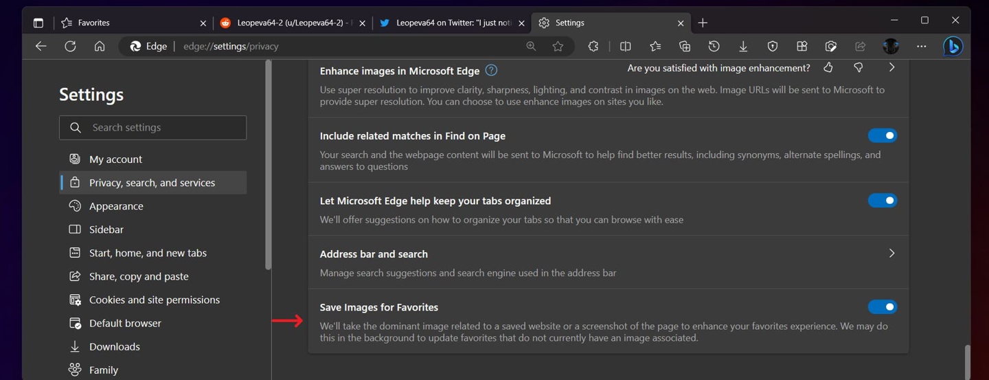 微软 Edge 浏览器更新，收藏夹可隐藏站点缩略图