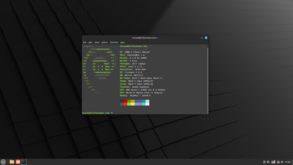 Linux Mint Debian 版本 6 “Faye” 来了！