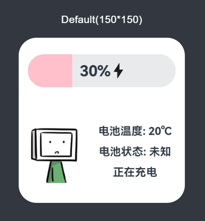 HarmonyOS电量卡片