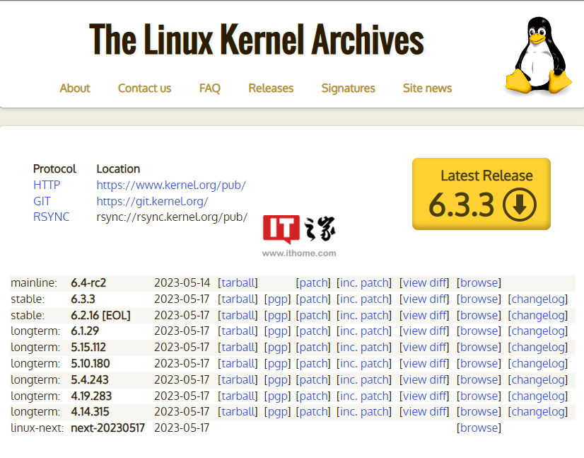 Linux Kernel 6.2 生命周期结束，开发者敦促用户升级到 Linux 6.3