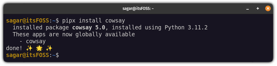 在 Linux 中安装和使用 pipx
