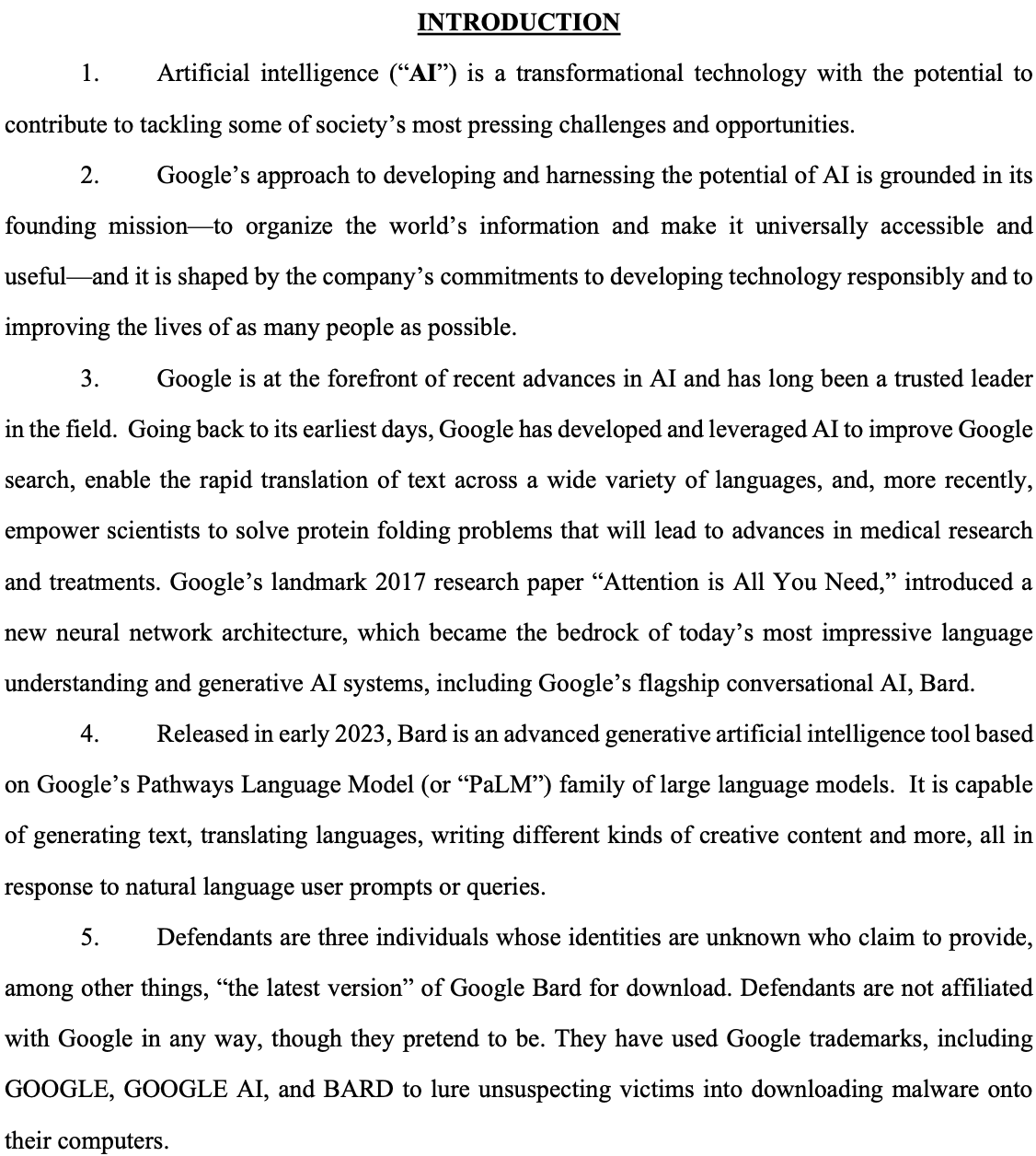 谷歌警告有黑客投放虚假 Bard AI 助理广告，受害者将被引导安装恶意软件