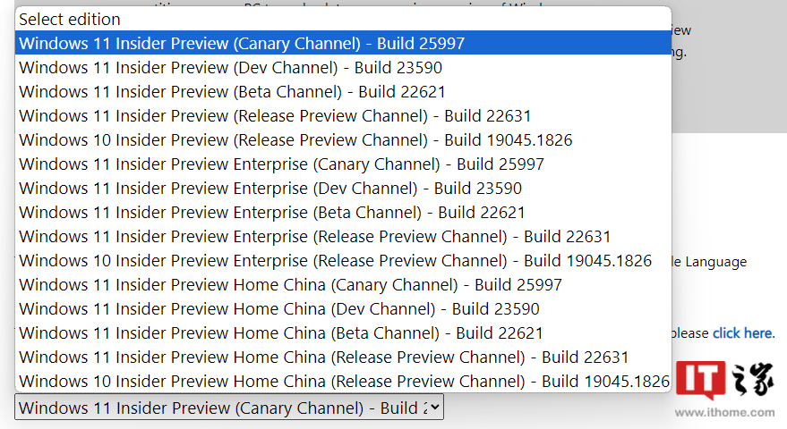 微软向 Canary 通道推送 Windows 11 Build 25997 更新（附 ISO 镜像文件下载）