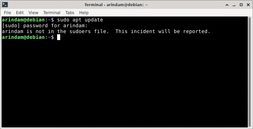 在 Debian 中将用户添加到 SUDOERS 组的两种方法