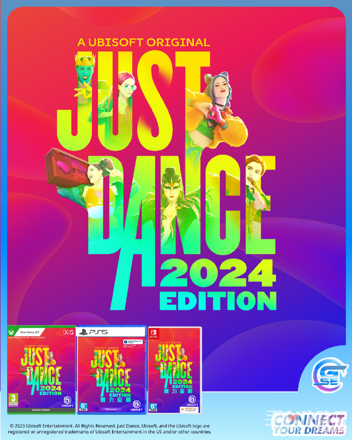 《Just Dance舞力全开2024》现已正式登陆NS、Xbox Series X|S、PS5平台