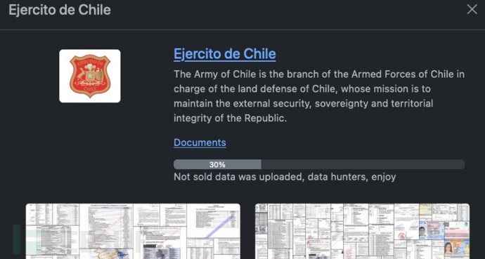 Rhysida 勒索软件盗取大量智利军方文件