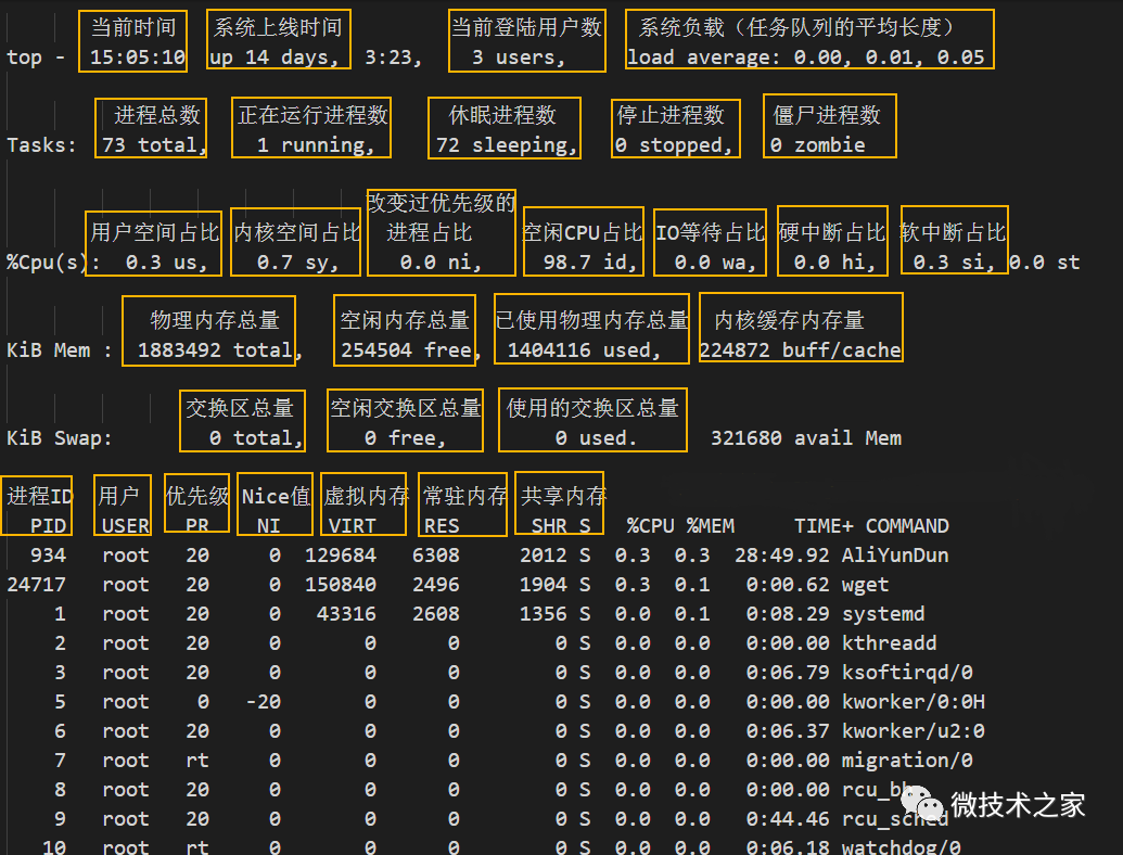 Linux系统Top命令使用技巧