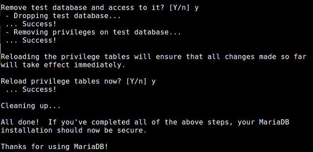 CentOS 下安装LEMP服务(Nginx、MariaDB/MySQL和PHP)