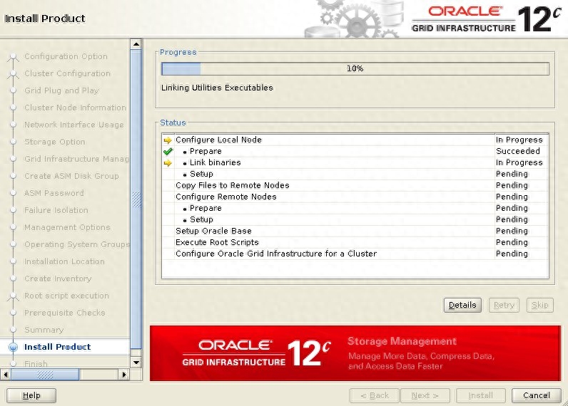 Oracle 12c Release 2 RAC 安装 Oracle Linux 7