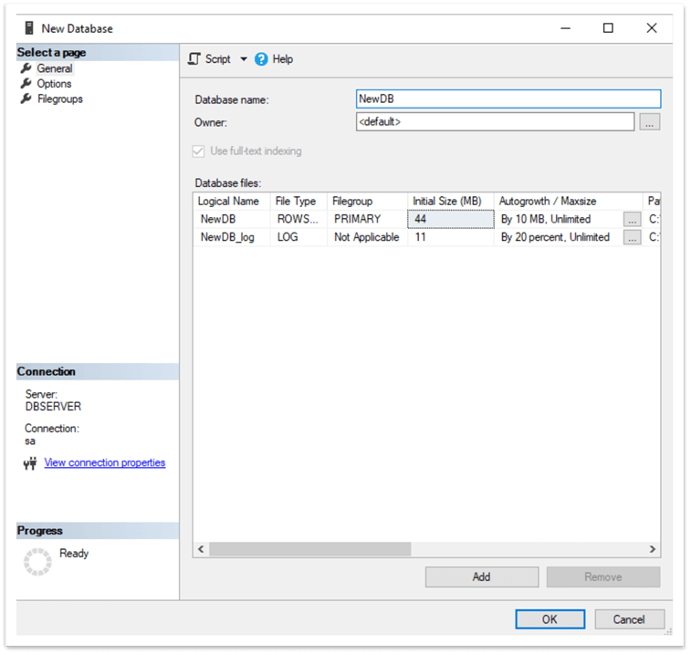 系统库-关于SQL Server Model Database探究