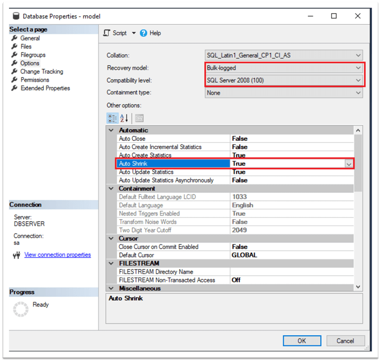 系统库-关于SQL Server Model Database探究