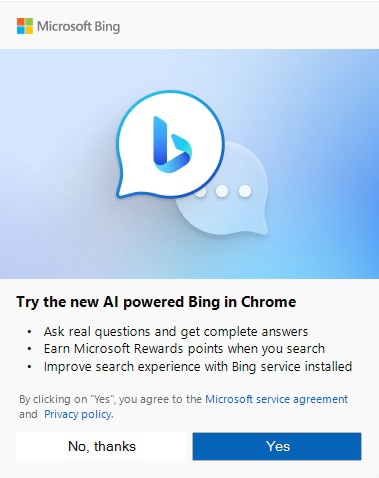 微软 Windows 11 的 Bing AI 为 Chrome 推出原生深色模式，接下来将支持 Safari 浏览器