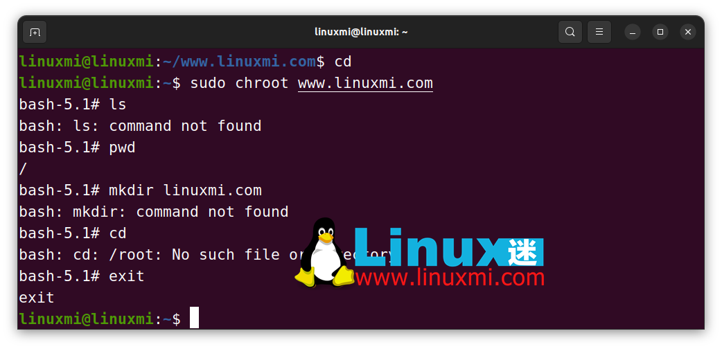 Linux 中的 chroot 是什么以及它的工作原理