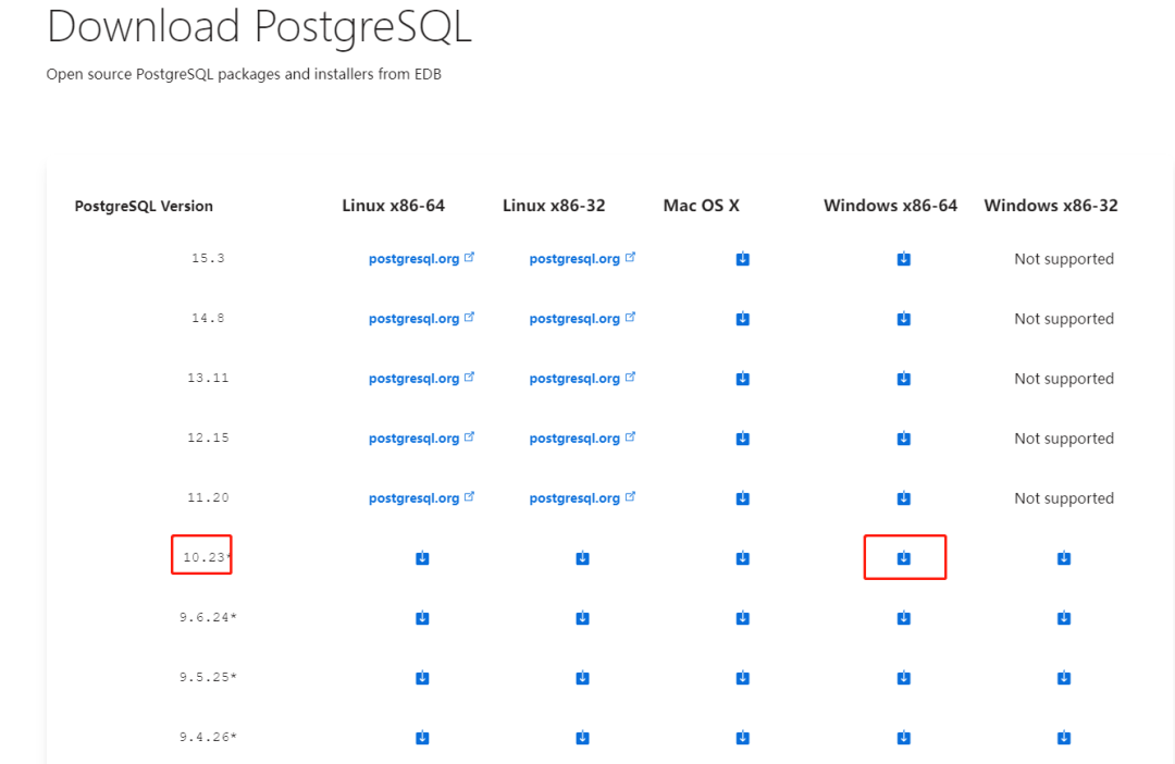 PostgreSQL 10.23 安装图文教程