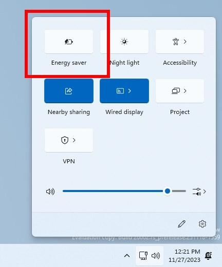微软发布 Windows 11​ Canary 26002 更新，为台式电脑带来节能模式