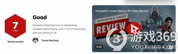 IGN评《刺客信条Nexus VR》：全新媒介中的精彩刺客冒险