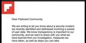 Flipboard遭黑客攻击，用户名密码等信息泄露