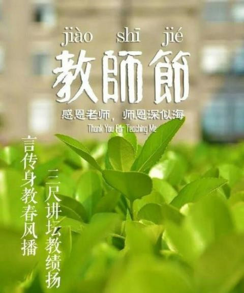 教师节快乐带字图片大全 2019赞美老师的诗句图片唯美