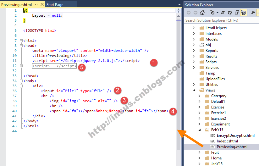 ASP.NET MVC图片上传前预览简单实现