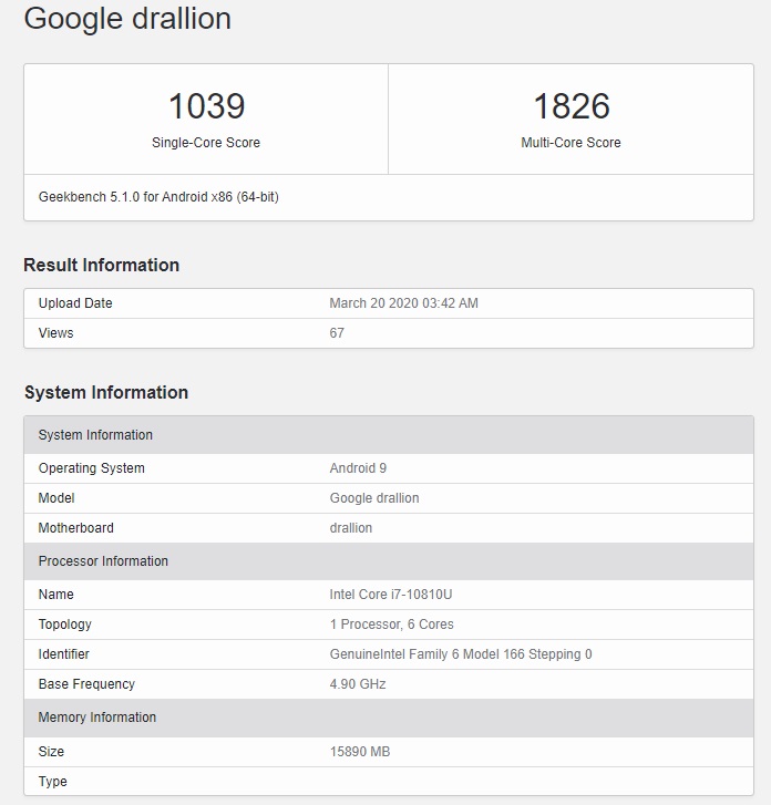 英特尔顶级移动CPU i7-10810U跑分曝光，睿频有望达4.9GHz