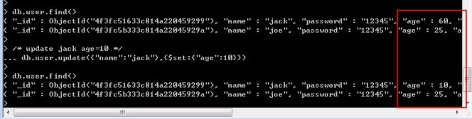 mongodb增删改查详解_动力节点Java学院整理