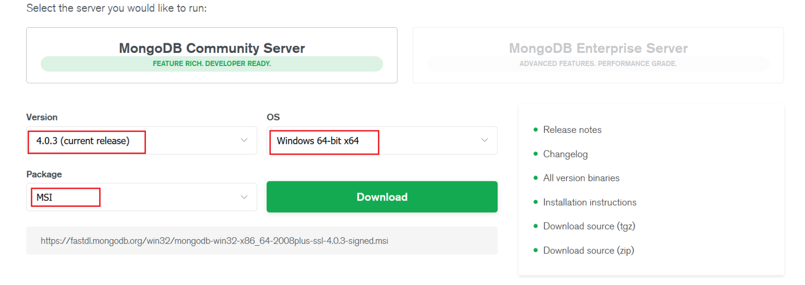 Windows 10下安装最新版MongoDB的完整步骤