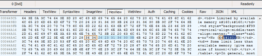 HTML转义字符&npsp；表示non-breaking space \xa0