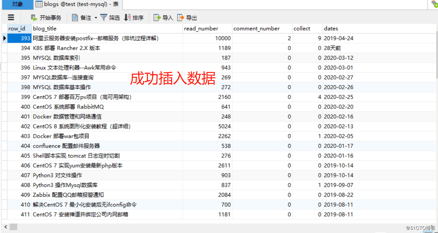 Python如何爬取51cto数据并存入MySQL