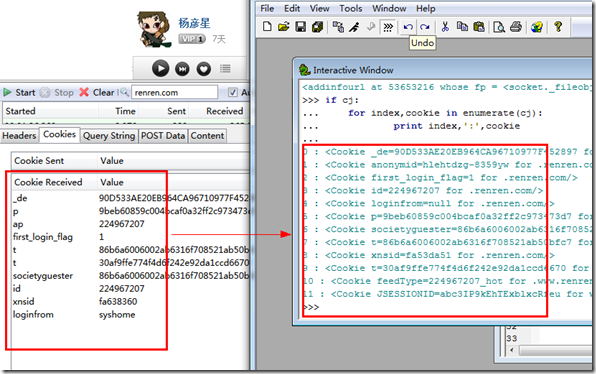 Python使用cookielib模块操作cookie的实例教程