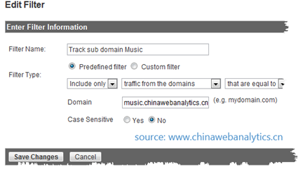 Google Analytics过滤设置图文教程