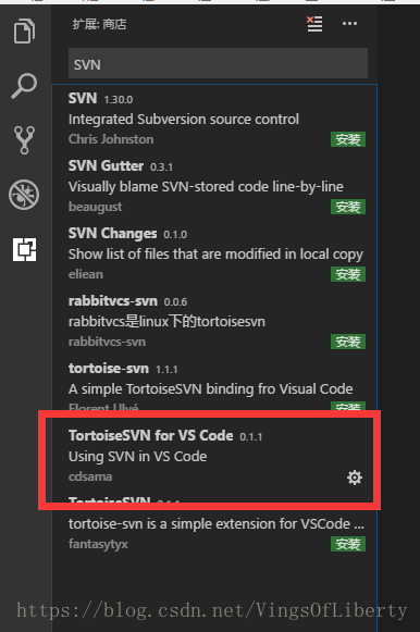 在Visual Studio Code环境中使用SVN的方案