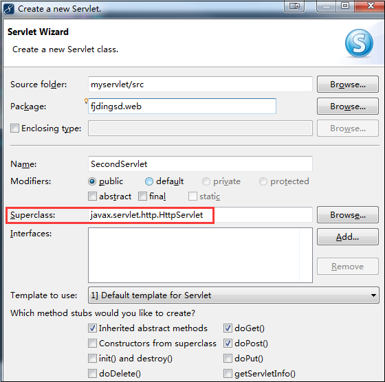 myeclipse创建servlet_动力节点Java学院整理