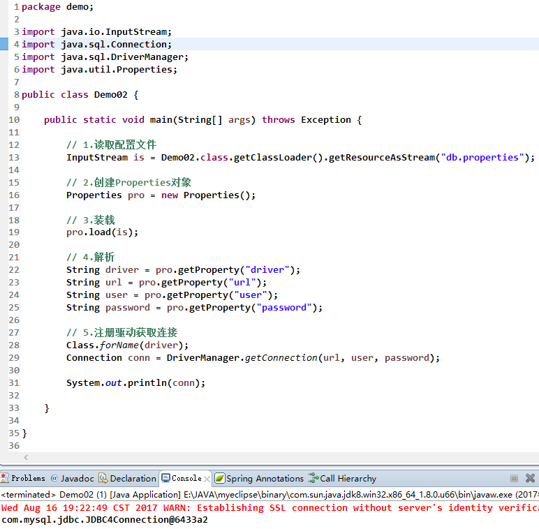 Java中如何获取mysql连接的3种方法总结