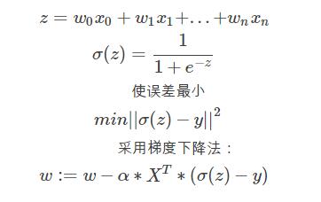 python编写Logistic逻辑回归