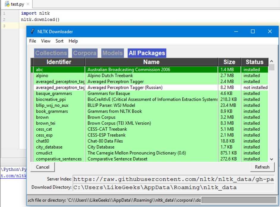 浅谈Python NLP入门教程