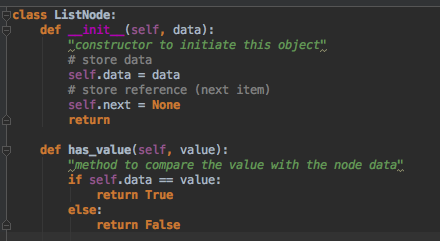 使用python实现链表操作