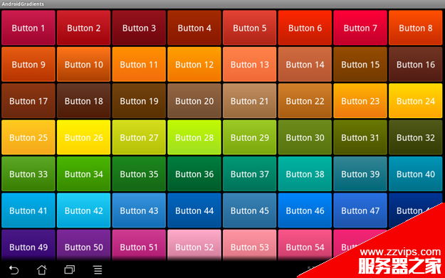 Android自定义格式显示Button的布局思路