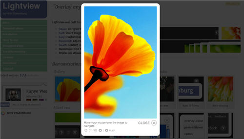 30个最佳jQuery Lightbox效果插件分享
