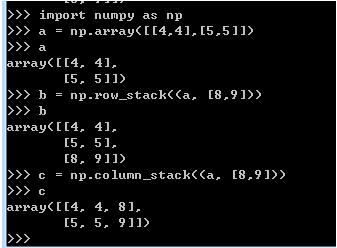 python 矩阵增加一行或一列的实例